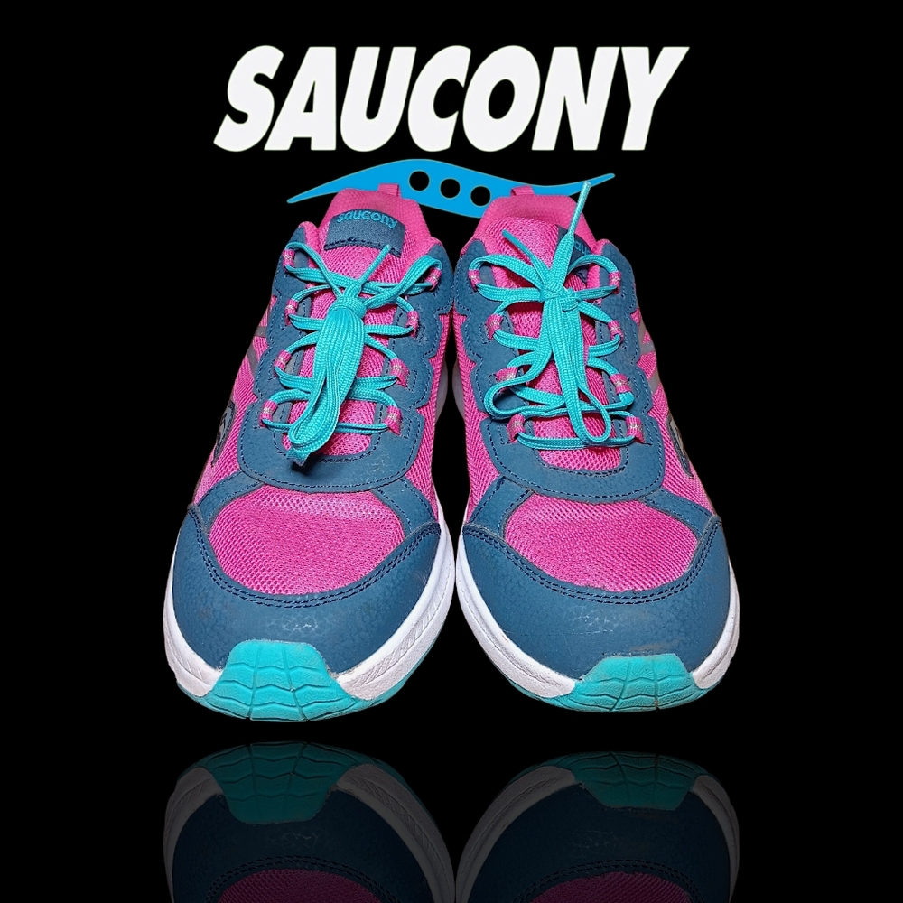 Saucony Dash Navy/Pink Running Shoes Men's Size 6/Women's 7 VGUC